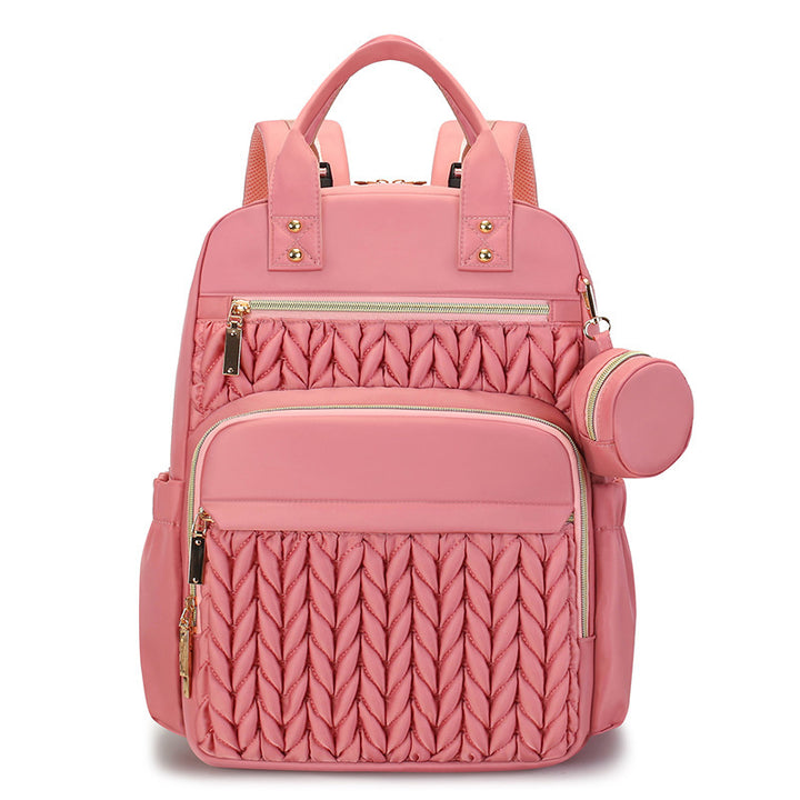 Fashionable backpack with practical compartment system Bowlift
