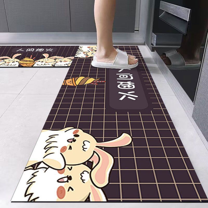 Cute Animal-Themed Kitchen Runner