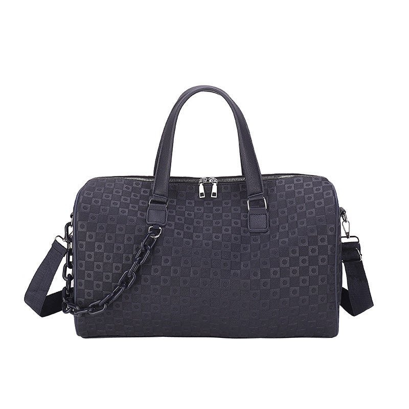 Premium Vegan Leather Travel Duffle Bag Bowlift