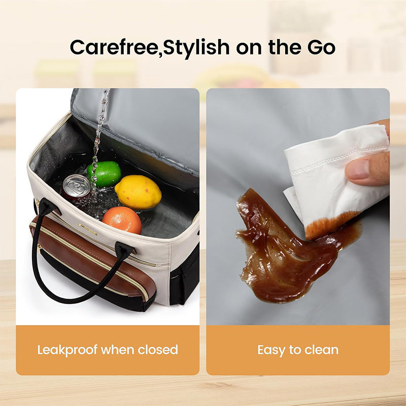 Elegant multifunctional handbag with numerous compartments Bowlift