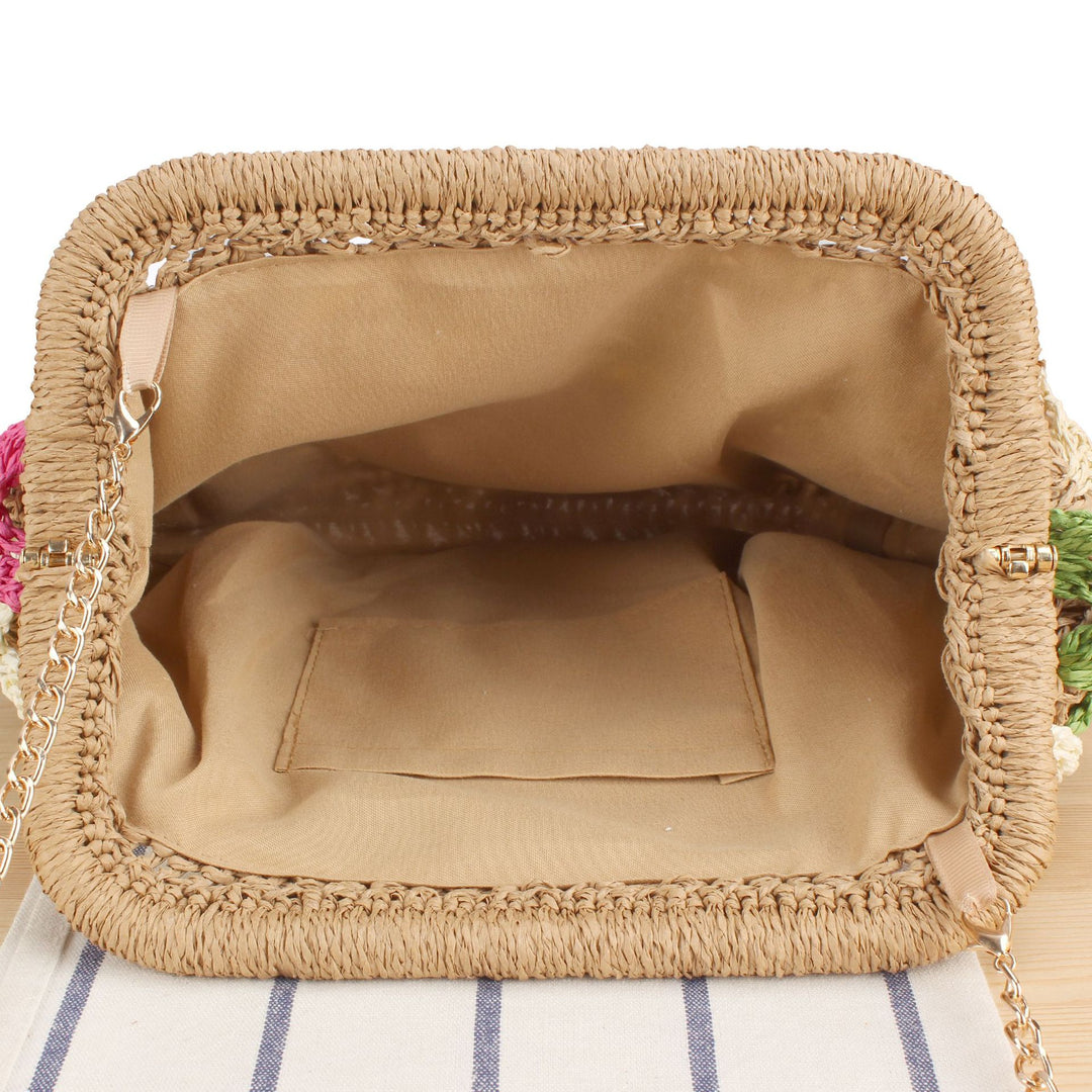 Handbag in Creative Woven Design Bowlift