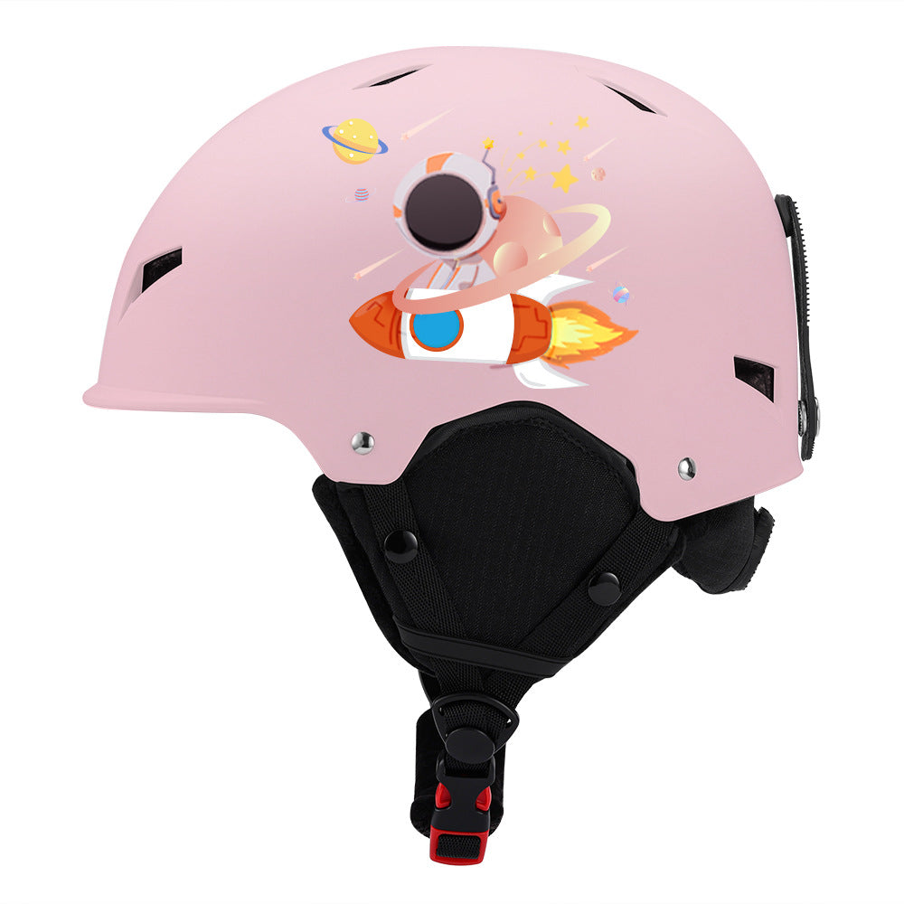 Cartoon-Themed Safety Helmet Bowlift