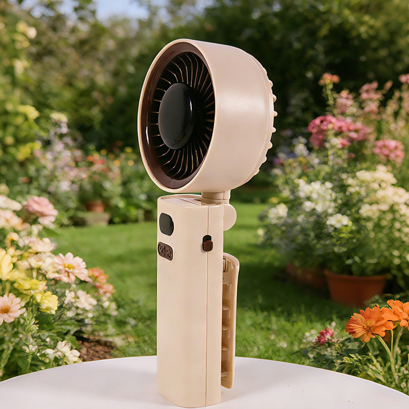 Ergonomic Portable Handheld Cooling Fan Bowlift