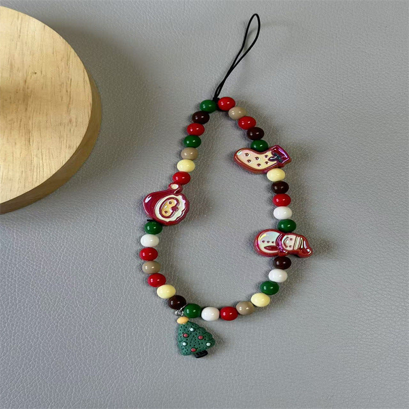 Holiday-Themed Beaded Eyewear Strap Bowlift