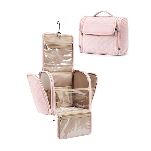 Cosmetic Organizer Bag with Customizable Compartment System Bowlift