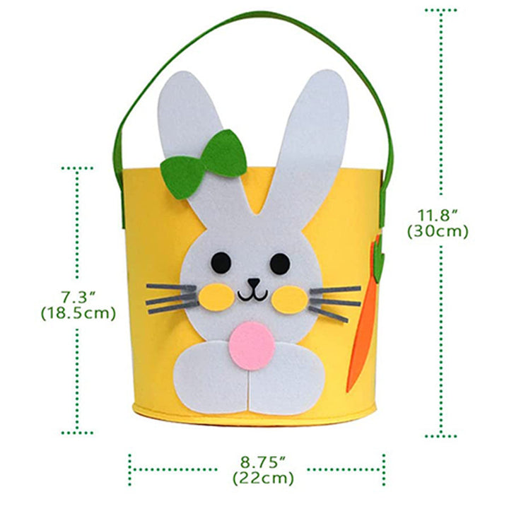 Cute Bunny Easter Candy Bucket Bowlift