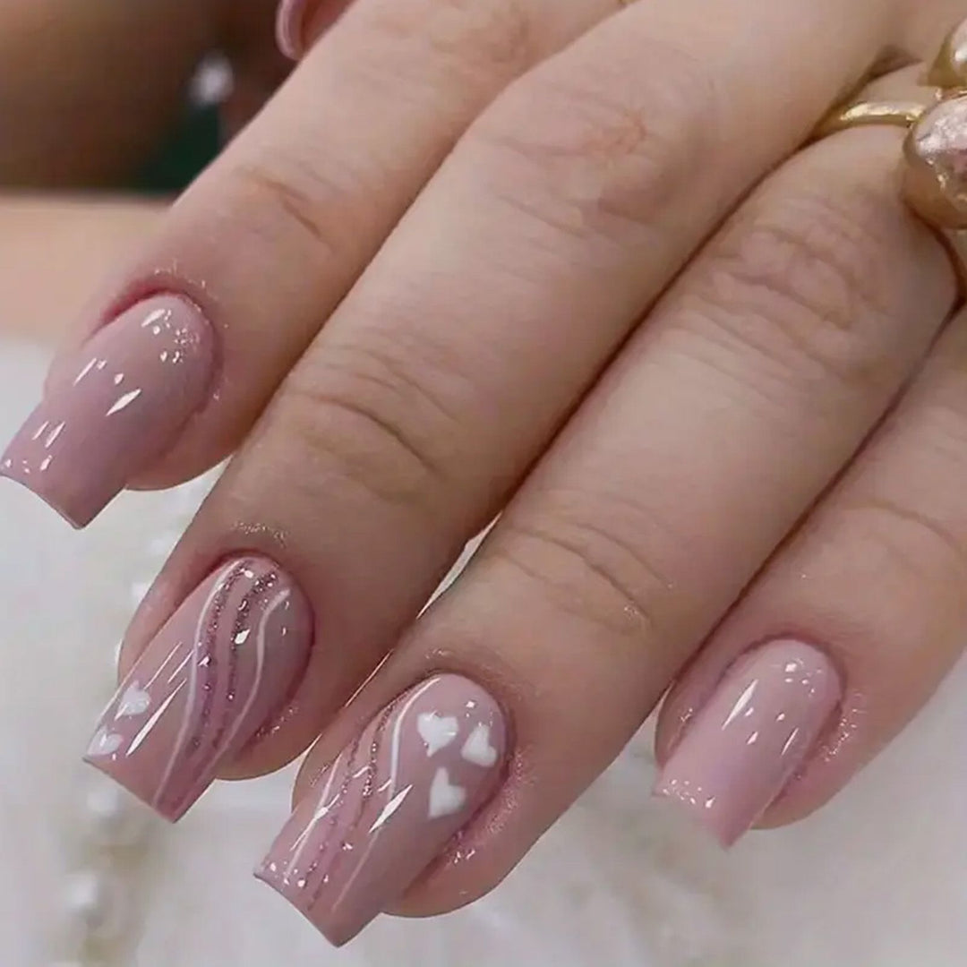 Festive Holiday Themed Decorative Press-On Nails