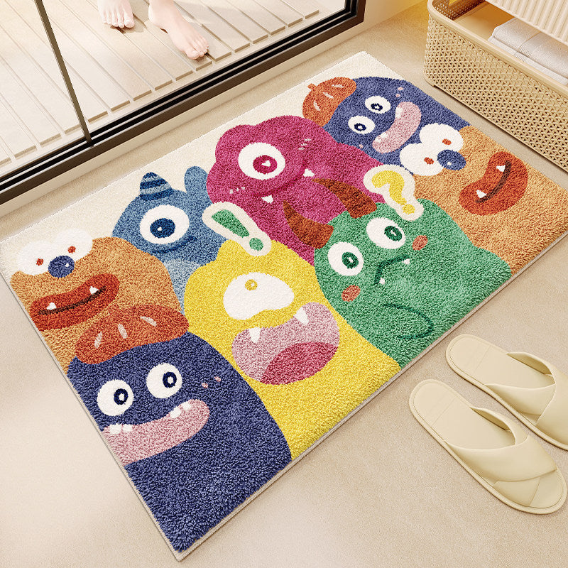 Fun Monster-Themed Bathroom Mat Bowlift