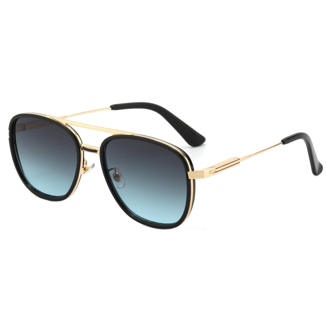 Ladies Elegant Pilot Sunglasses with High-Quality Lenses and Stylish Metal Frame Bowlift