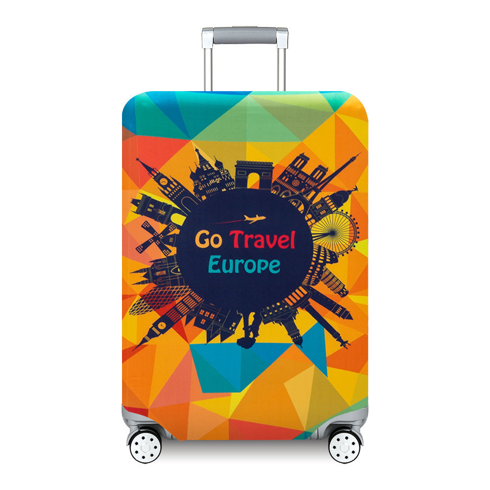 Unisex nan Kids Luggage Cover for Hard Shell Suitcases with Fun Space Design made of Elastic Polyester-Spandex Bowlift
