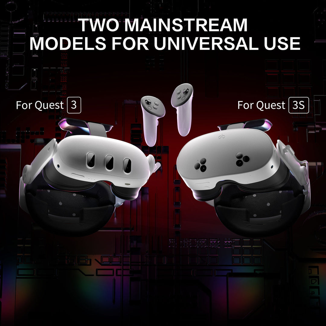 VR-Headset with Adjustable Wearing Comfort and Rgb Led Lighting Bowlift