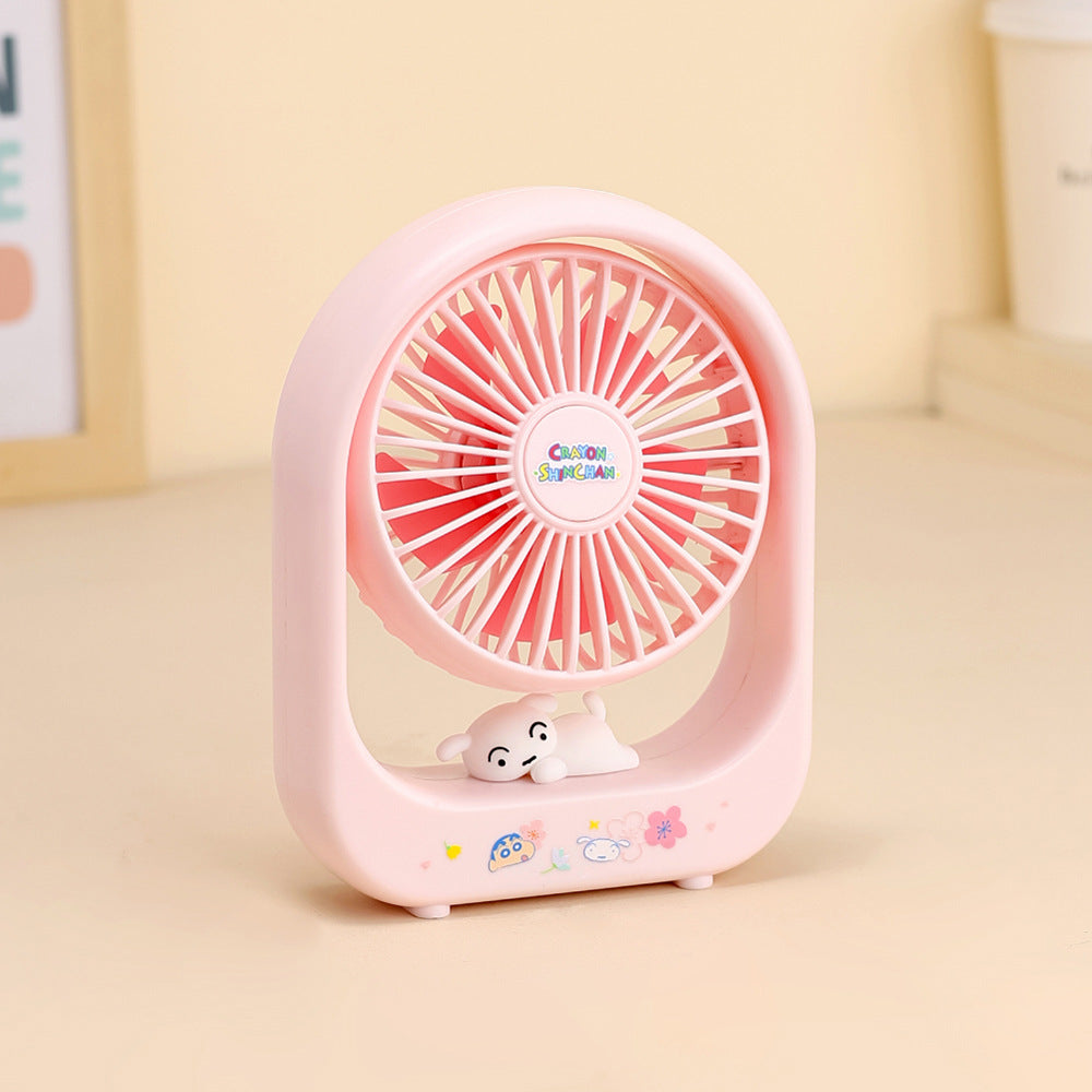 Cute Cartoon Character Mini Fan Bowlift