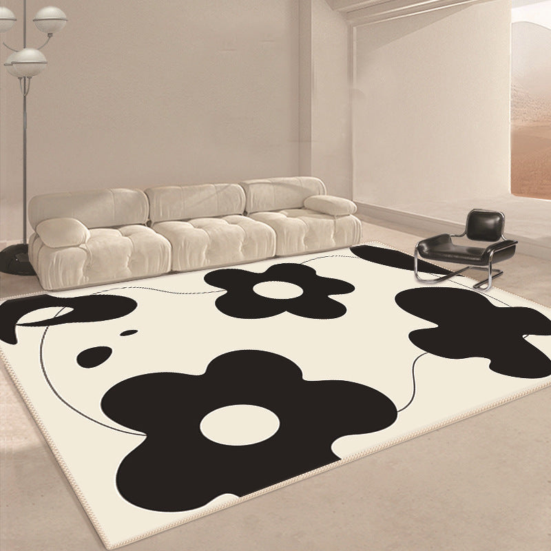 Modern Geometric Floral Area Rug Bowlift