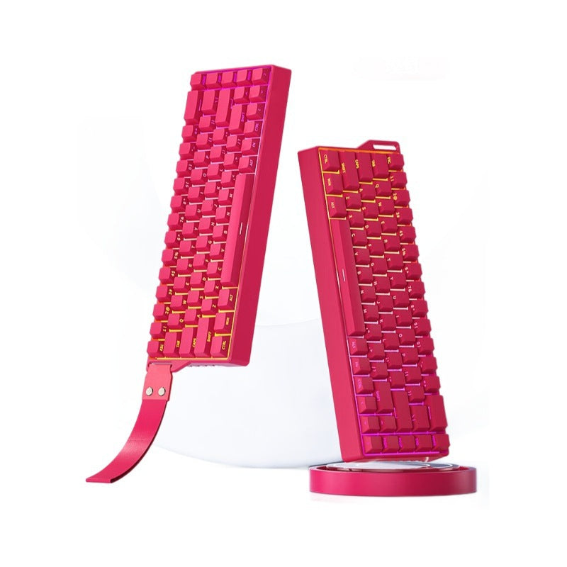 Compact Mechanical Gaming Keyboard with RGB Backlighting Bowlift