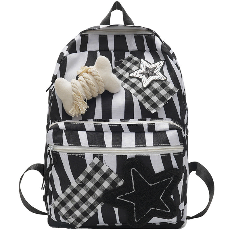 Backpack with Creative Applications and Practical Compartments Bowlift