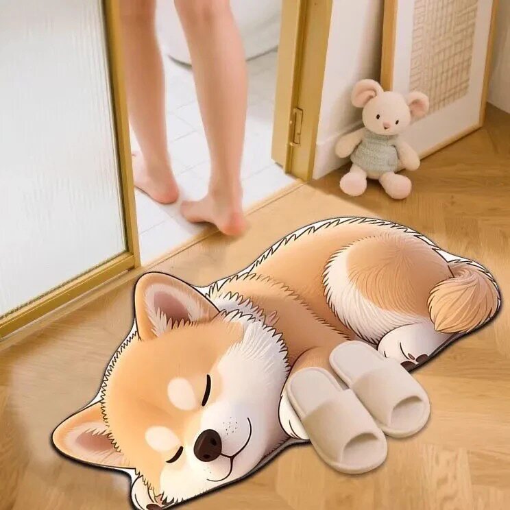 Cute Cat-Themed Bath Mat Bowlift