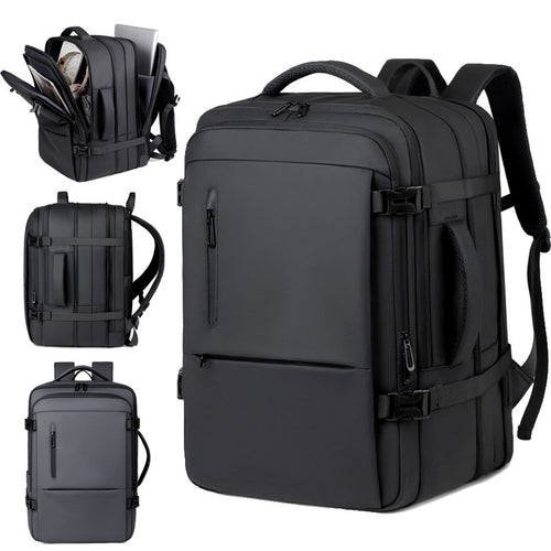 Functional backpack with special laptop compartment and optimal space utilization Bowlift