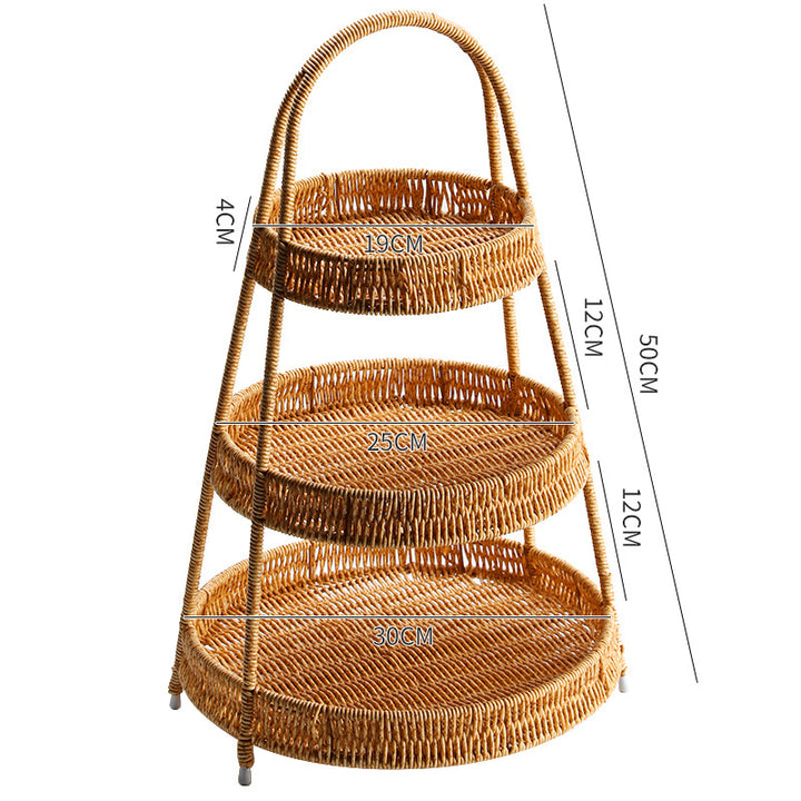 Elegant Woven Storage Basket Bowlift