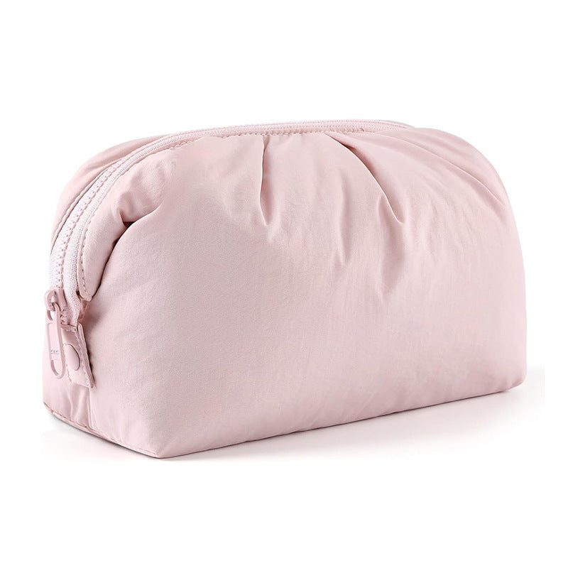 Cosmetic organizer bag with elegant design and multiple compartments Bowlift