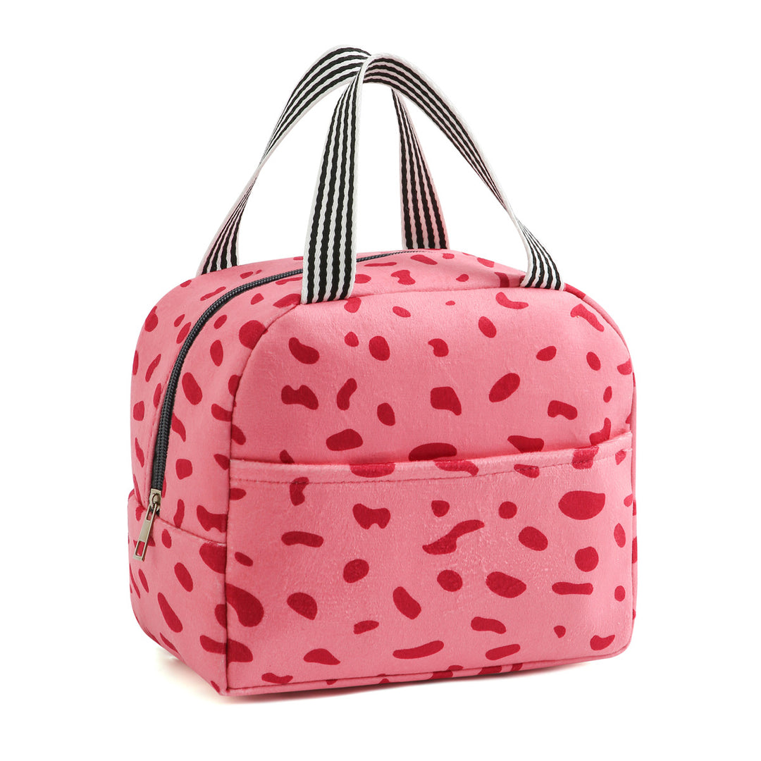 Insulated Spotted Lunch Cooler Bag Bowlift