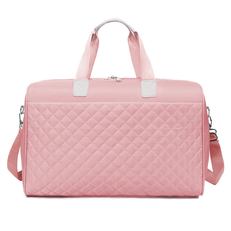 Quilted Travel Weekender Duffel Bag Bowlift