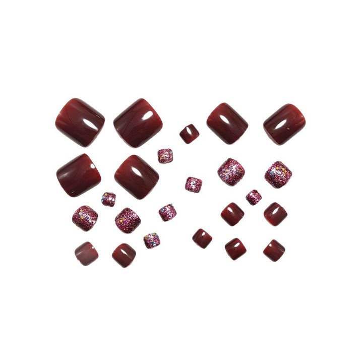 Artificial nails for foot care Bowlift