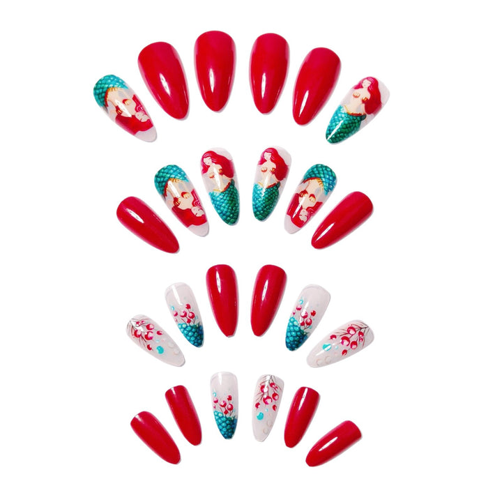 Mermaid Theme Decorative Nail Art Bowlift