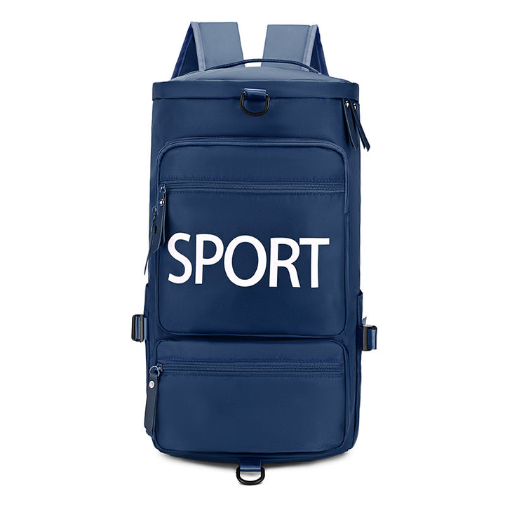 Sporty backpack with multiple compartments and reflective elements Bowlift