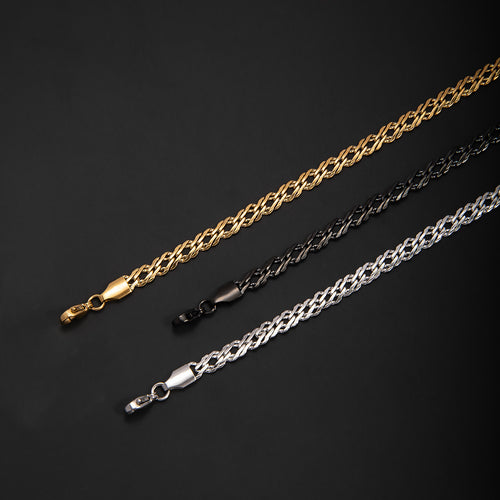 Stylish Interwoven Chain Bracelet Bowlift