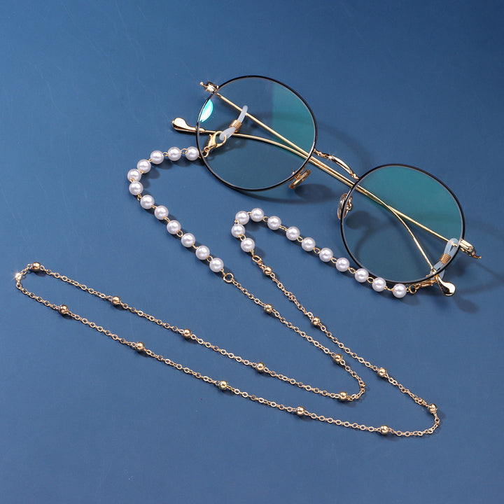 Crystal-Accented Eyewear Chain Bowlift