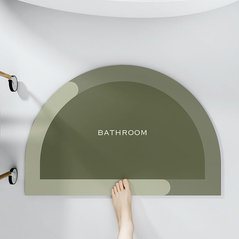 Contemporary Abstract Bathroom Mat Bowlift