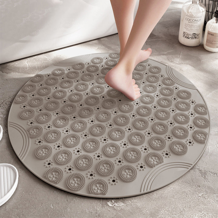 Circular Textured Shower Mat