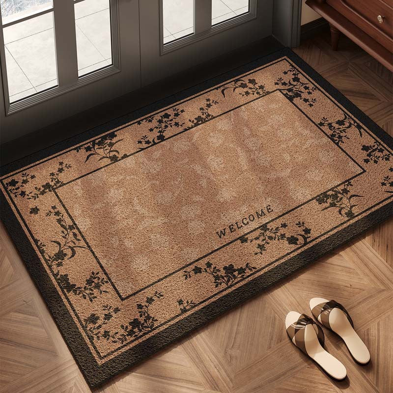 Checkerboard Pattern Welcome Mat Bowlift