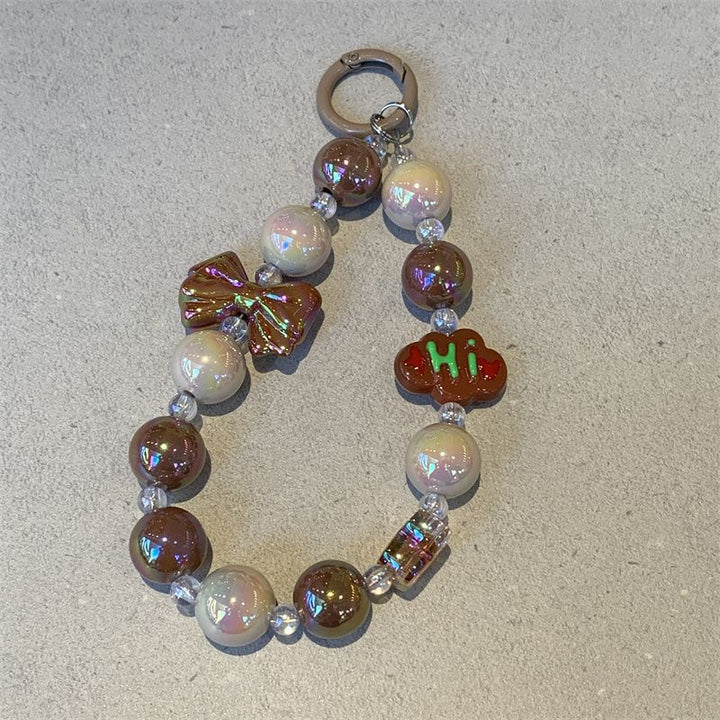 Beaded Charm Keychain Bowlift 1790135621