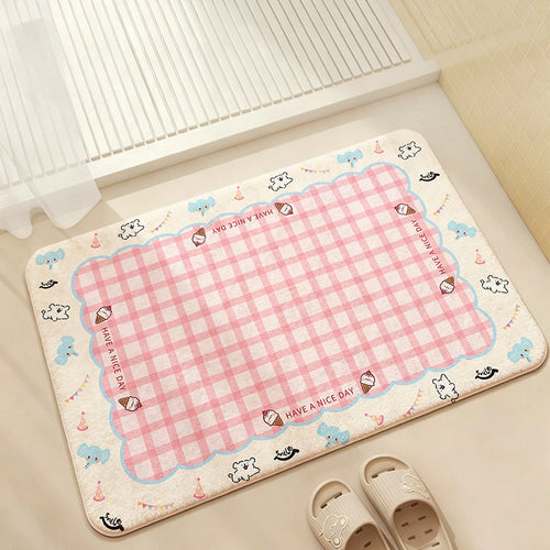 Playful Cartoon-Themed Bathroom Mat Bowlift