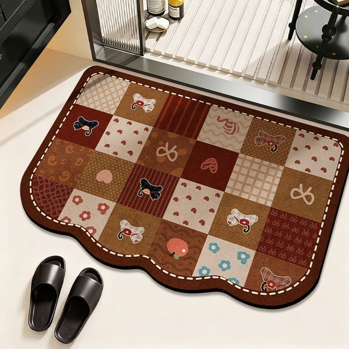 Cat-Themed Welcome Mat