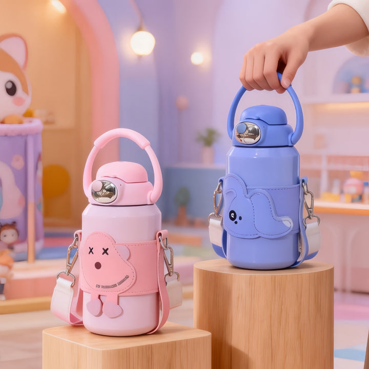 Ladies insulated bottle with cute rabbit design Bowlift