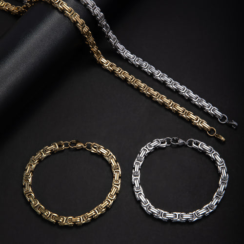 Chunky Link Chain Jewelry Set Bowlift