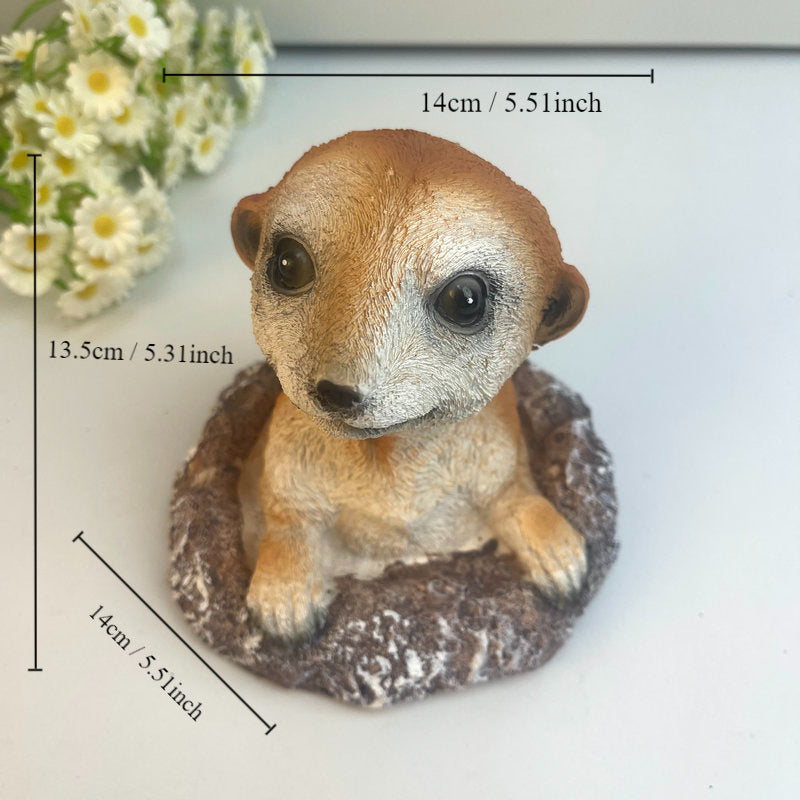 Decorative Meerkat Figurine Bowlift