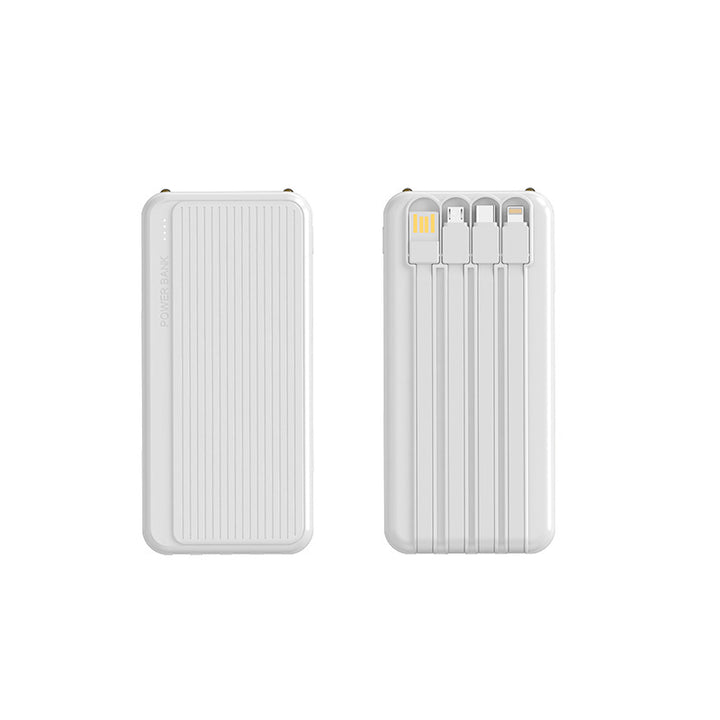 Multifunctional power bank with intelligent charging display Bowlift