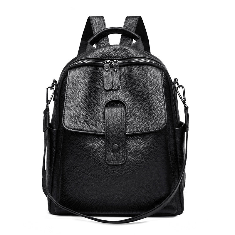 Vegan Leather Multi-Functional Backpack Bowlift
