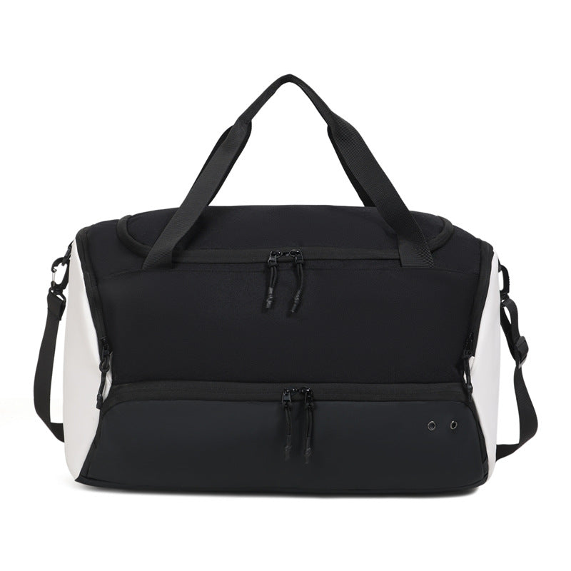 Sport bag with optimal interior and adjustable shoulder strap Bowlift