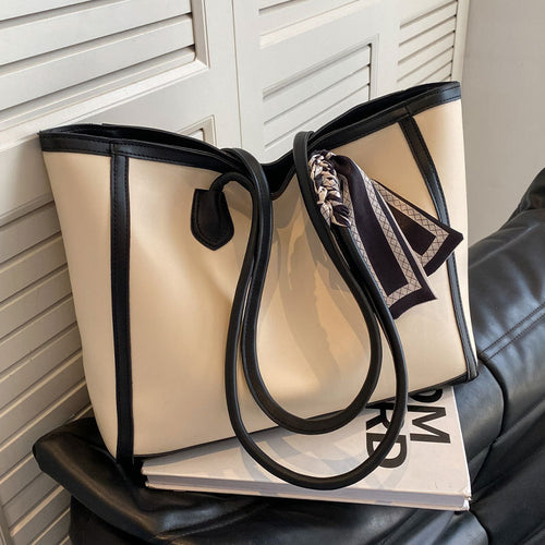 Elegant Large Tote Handbag Bowlift