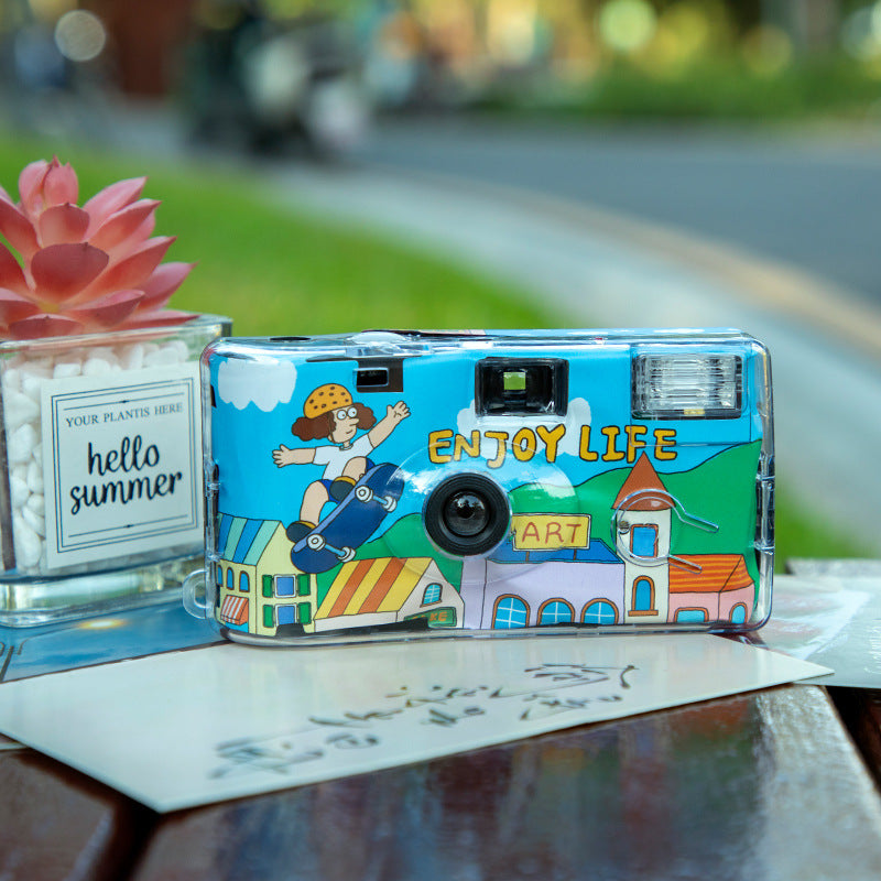 Playful Illustrated Instant Photo Camera Bowlift