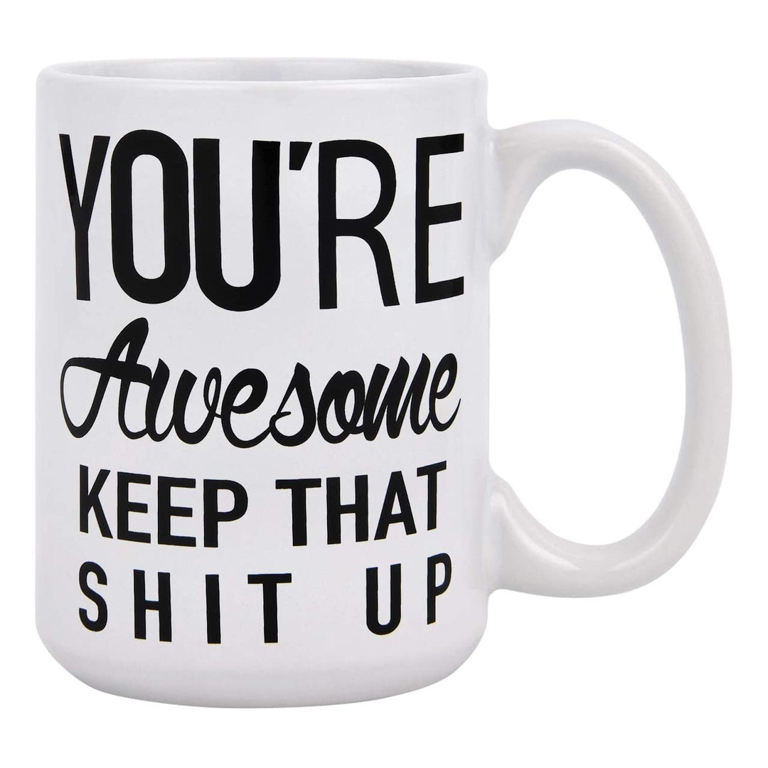 Ceramic Novelty Mother'S Day Coffee Mug With Tall Straight Walls Large C-Handle Sublimation Print