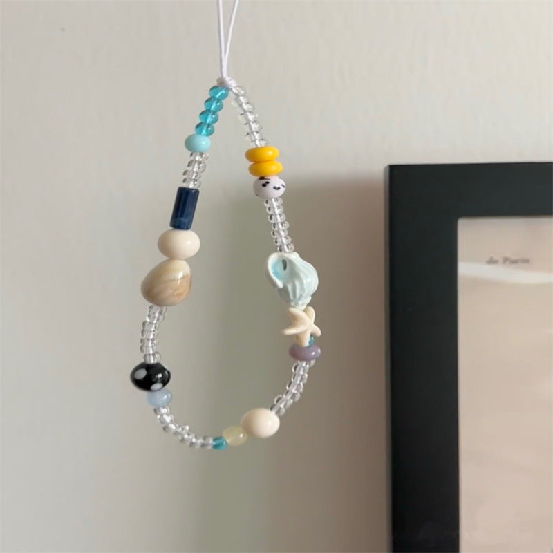 Decorative Bead Phone Lanyard Bowlift