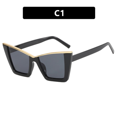 Ladies modern Cat-Eye sunglasses with extravagant design and protective UV filter Bowlift