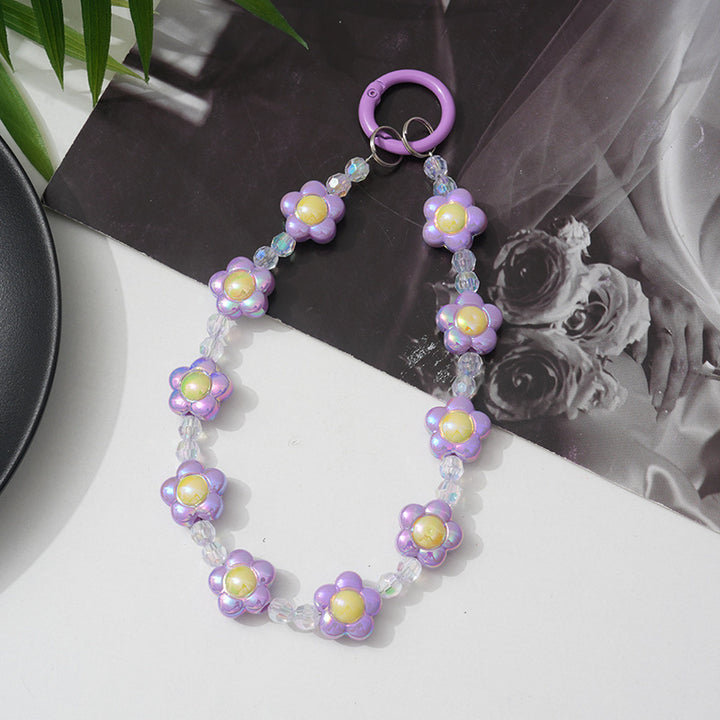 Floral Beaded Phone Chain Bowlift