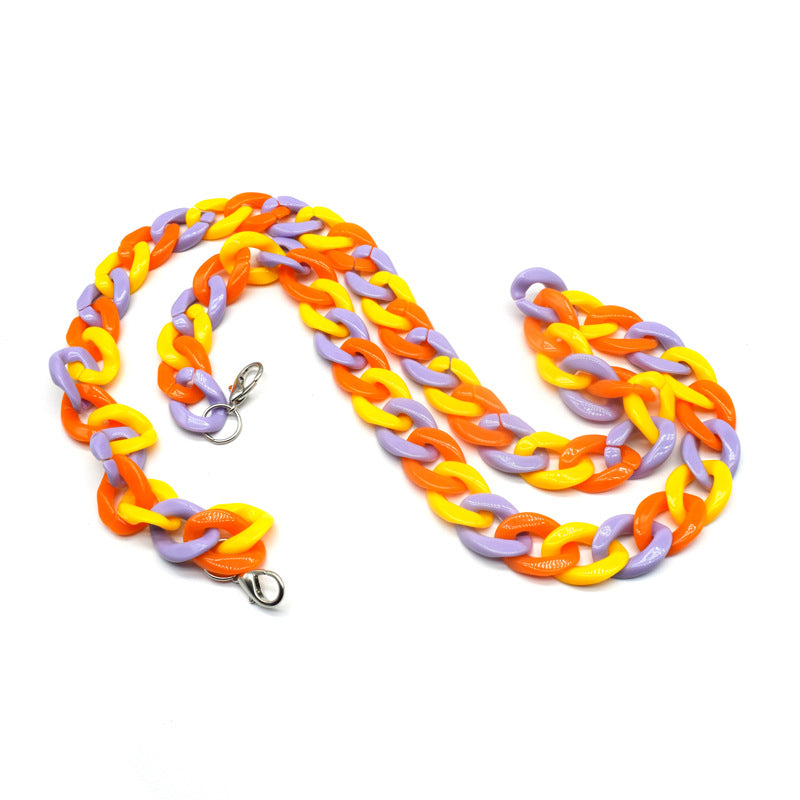 Bold Color Block Eyewear Chain Bowlift