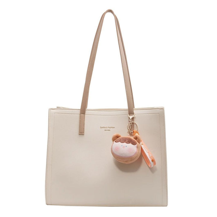 Minimalist Leather Tote Bag Bowlift
